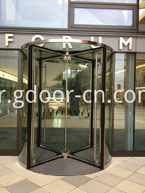 Four-wing Automatic Revolving Doors for Eexter Forum